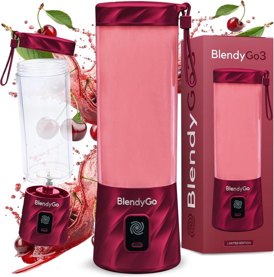 Draagbare USB-C Blender 550 ml - Krachtig 6-blad Systeem, Waterdicht, Tot 25 Blends per Lading van Merkloos