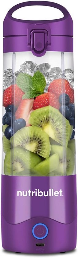 Draagbare USB-C Blender Paars Krachtige Smoothies Onderweg van Merkloos