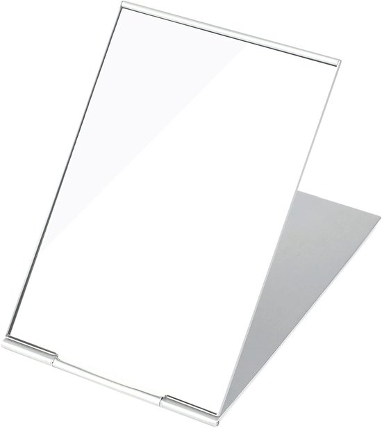 Draagbare Vouwspiegel 10 x 15 cm, Opvouwbare Make-up Spiegel voor Scheren, Kamperen en Reizen van Merkloos