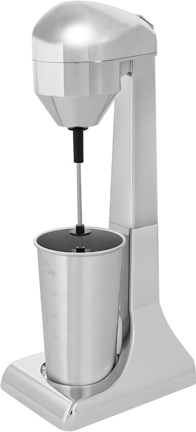 Drankmixer Elektrisch - Shake Maker - Dranken Maken - 2 Snelheden Instelbaar - 500 ml - Zilver