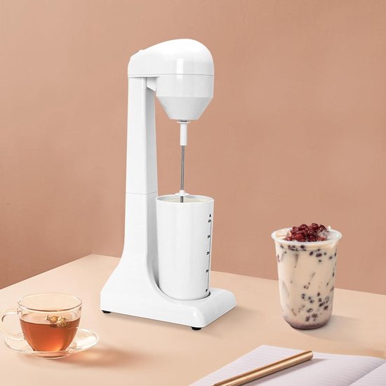 Drankmixer - Shake apparaat - Snelle drankjes maken - Twee snelheden - 500 ml beker - Wit