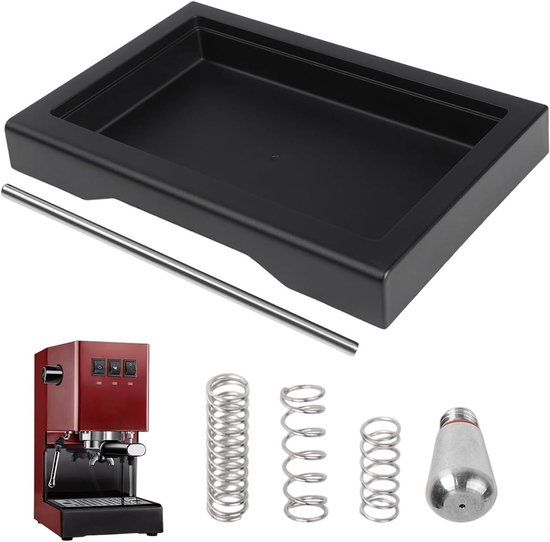 Drip Tray Set voor Espresso Machine met 6, 9 en 12 Bar OPV Veer Vervangingen - 6 Delige Accessoire Set voor Koffieliefhebbers van Merkloos