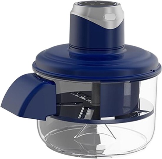 Druiven Schilmachine - Automatische Peler - Maaltijdvoorbereiding Thuis - Eenknopsbediening - 20x22 cm - Blauw