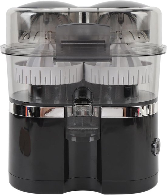 Dual Head Electric Citric Juicer Compact Juice -extractor Orange Lemons Kiwi Grapefruit, Draagbare Slaapspecker (BLACK) van Merkloos