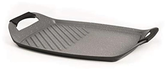 Dubbel Branderpistool voor Gelijktijdig Gladmaken en Grillen Geschikt voor Inductie 44 x 29 cm