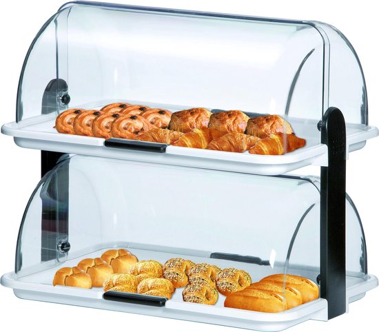 Dubbele kunststof vitrine - Bartscher