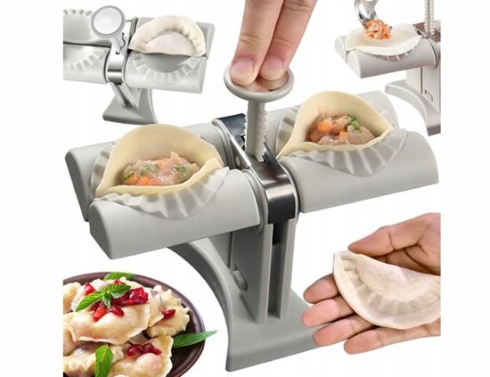 Dubbele Pierogi Maker - Snel en Gemakkelijk Zelfgemaakte Pierogi