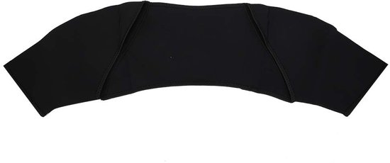 Dubbele Schoudersteun met Ademend Schouderkussen - Elastische Bescherming voor Blessures, Artritis en Pijnverlichting - Ideaal voor Sport en Fitness (L, schouderbreedte 42 cm of meer) van Merkloos
