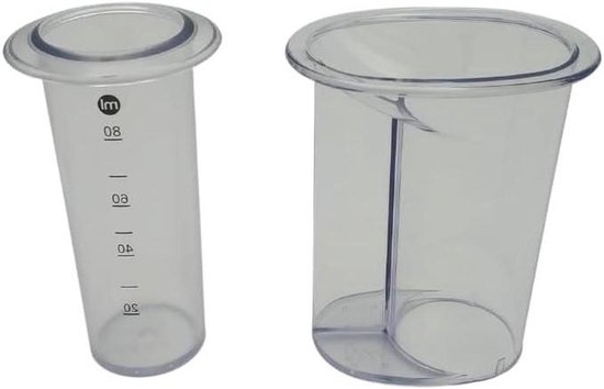 Dubbele Schuifregelaar - Mixer Onderdeel - Keukenmachine Gebruik - Specifiek Ontwerp - Set van Twee - Zwart