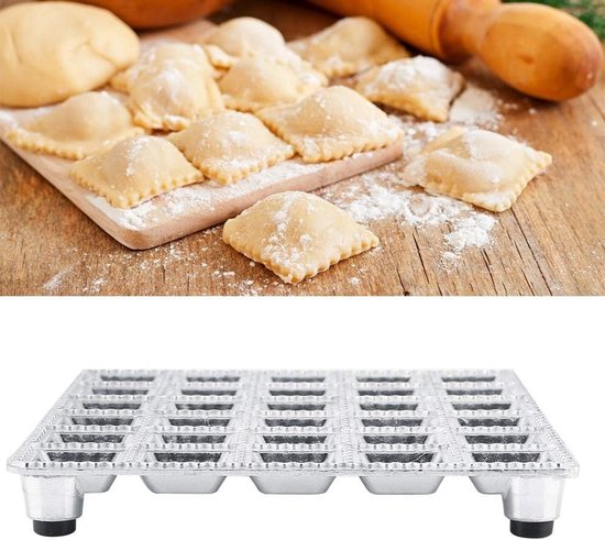 Dumpling Mold van Aluminium Legering - Energiezuinige Keukenaccessoires voor Ravioli en Mini Vierkante Dumplings van Merkloos