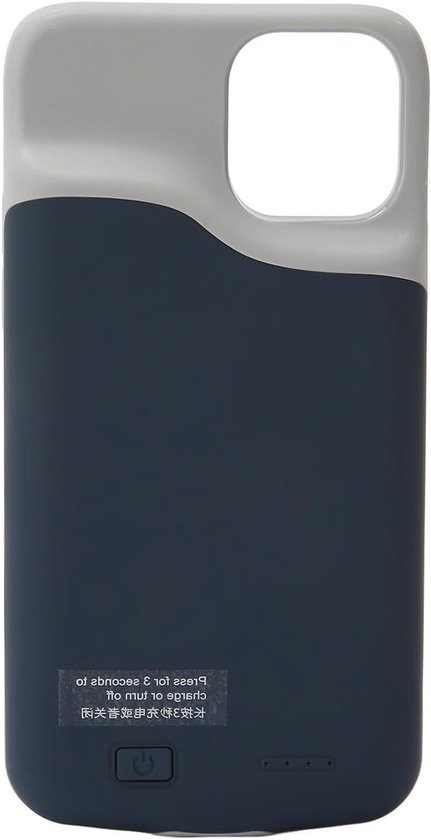 Dunne en Beschermende Batterijcase met 6000mAh voor iPhone 11 Pro - Oplaadbare Powerbank met Draadloze Oplaadfunctie en Extra Batterijduur
