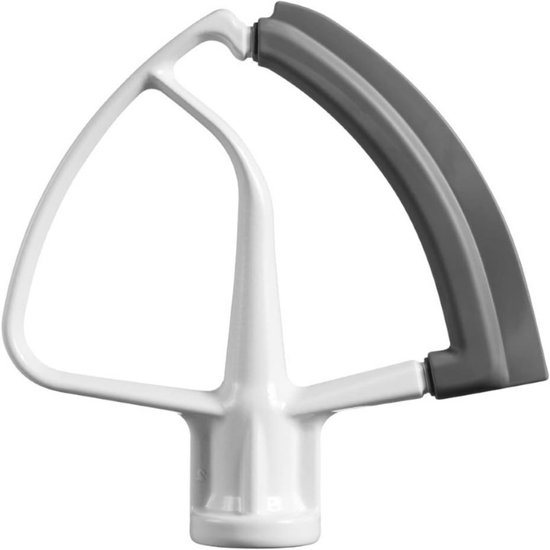 Dussdote Platte Mixer - Klopper - Klopper met siliconen rand - Blenderaccessoires - Geschikt voor KitchenAid 5KFEST 5KFE5T van Merkloos