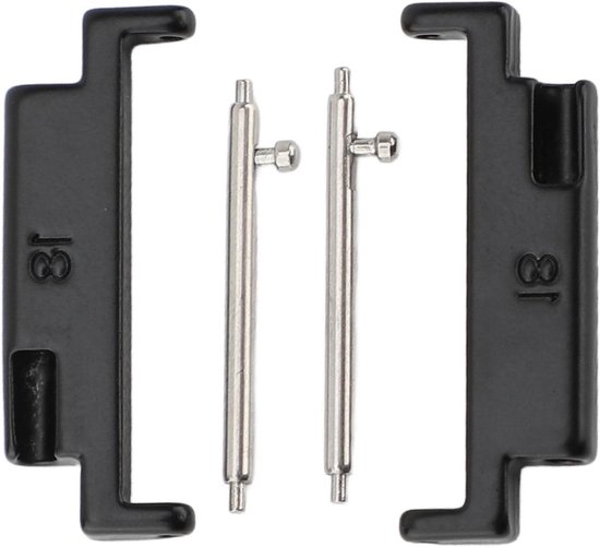 Duurzame RVS Horloge Adapter voor 18-22mm Band Vervanging - Perfect voor Horlogeliefhebbers en Accessoire Enthousiastelingen (1 Paar) van Merkloos