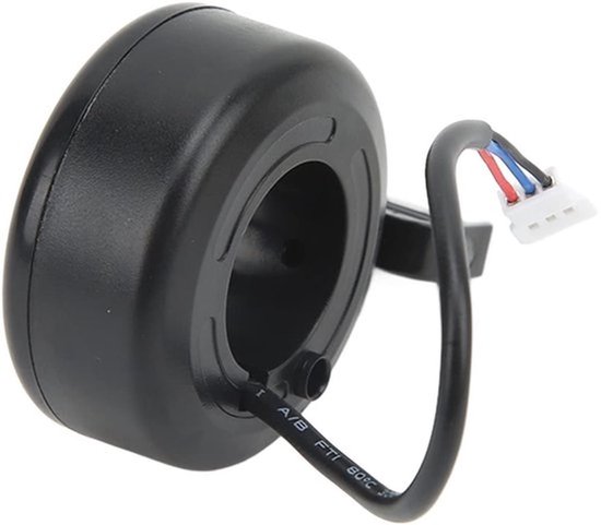 Duwgas voor Scooter, Hoge Gevoeligheid Plastic Elektrische Scooter Duwgas Handvat Eenvoudige Bediening Zwart Comfortabele Elektrische Scooter Grip van Merkloos