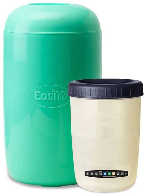 EasiYo yoghurtmaker mintkleurig stroomloos