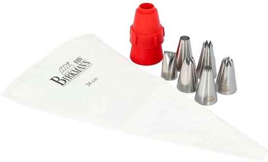 Easy Baking Spuitzak Met 6 Spuitmondjes En Adapter