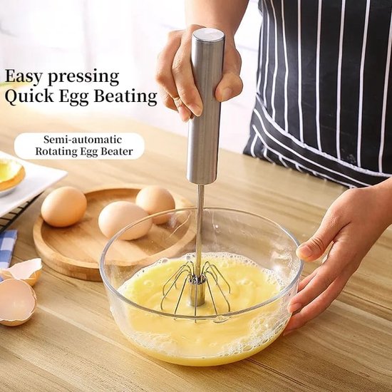 Easy Mix - Garde - Mixer - Handmixer - Eieren klutsen - Easy mixer - dubbele mixfunctie - E4.1