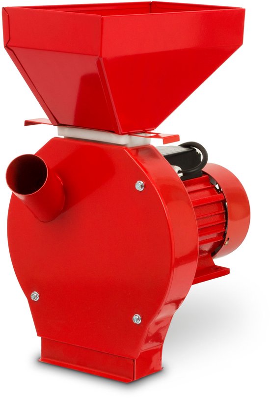 EBERTH Elektrische Graanmolen 1100W 240 kg/u RVS Mes 4 Zeven Tafelmontage van Merkloos