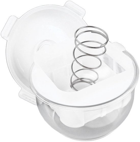 Efficiënte fijne zeef voor yoghurt en kaas maken met grote transparante container voor de keuken van Merkloos