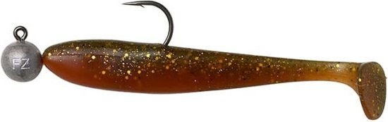 Effzett Ready To Fish Greedy Shad 12cm - 12gr - Kleur : Orange Belly van Effzett