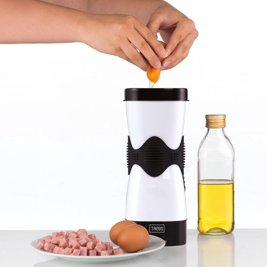 Egg roll verticale ommeletmaker - eieren mixen- ommelet maker- Zwart-Wit- voor gezonde snacks met ei
