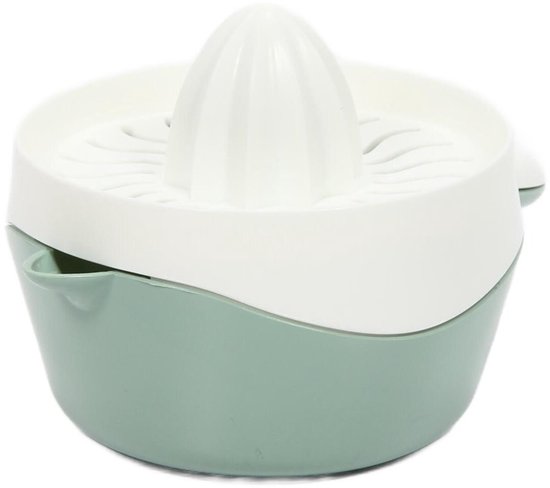 EH Excellent Houseware - Citruspers met een container met tuit, 17 x 12,5 x 10,5 cm - lichtgroen van EH Excellent Houseware