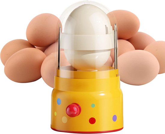 Ei Spinner Mixer - Handmatige Ei Shaker - Snel Eieren Mixen - Draagbaar Trekker Ontwerp - 15.5 x 8 cm