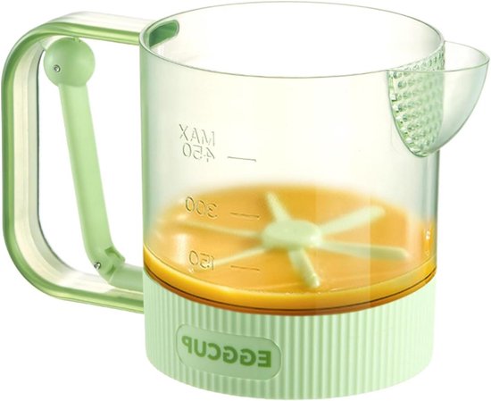 Eier Roerbeker - Semi-automatische mixer - Ingrediënten Mengen - Polsvriendelijke handgreep - 185 x 106 x 115 cm - Groen