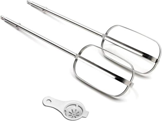 Eierklopper Garde - Mixer Opzetstuk - Beslag Maken - Vervangend Onderdeel - 50 g - Zilverkleurig