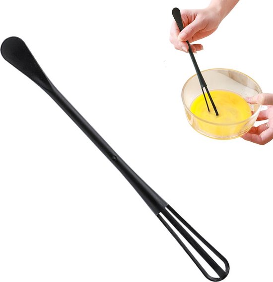 Eierklopper, handmixer, 2-in-1 slagroomklopper, draagbare mixer, multifunctionele eierklopper, eierklopper van Merkloos