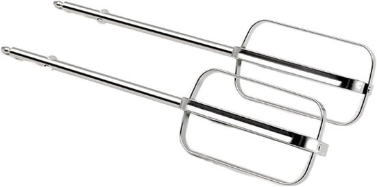 Eierklopper Opzetstukken - Mixer Accessoires - Bakken en Koken - Roestvrij Staal - 180x42 mm - Zilver