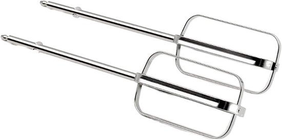 Eierklopper Opzetstukken - Mixer Accessoires - Bakken En Koken - Roestvrij Staal - 180x42 mm - Zilverkleurig