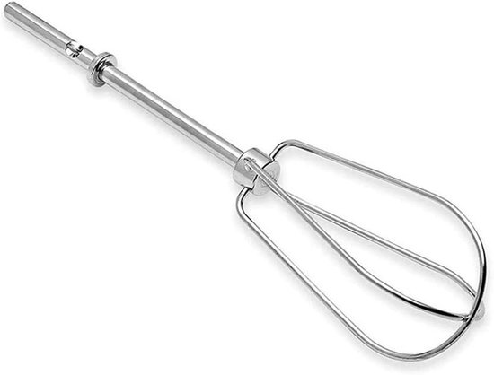 Eierkloppers Opzetstuk - Mixer Accessoire - Beslag Maken - Roestvrij Staal - 2 stuks - Zilverkleurig