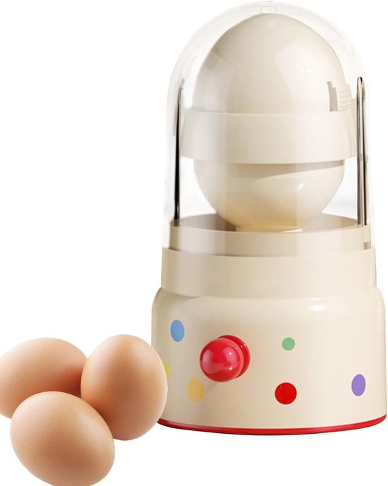 Eiermixer Keukengadget - Gouden Eiermaker - Snel Ingrediënten Mengen - Handmatig Easy-Pull Mechanisme - 9 x 9 x 9 cm