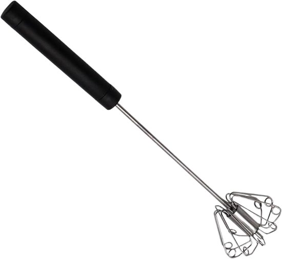 Eiermixer Klopper - Handmixer Keuken - Bakken en Klop - Semi-automatisch Ontwerp - 26 cm Lengte - Zwart