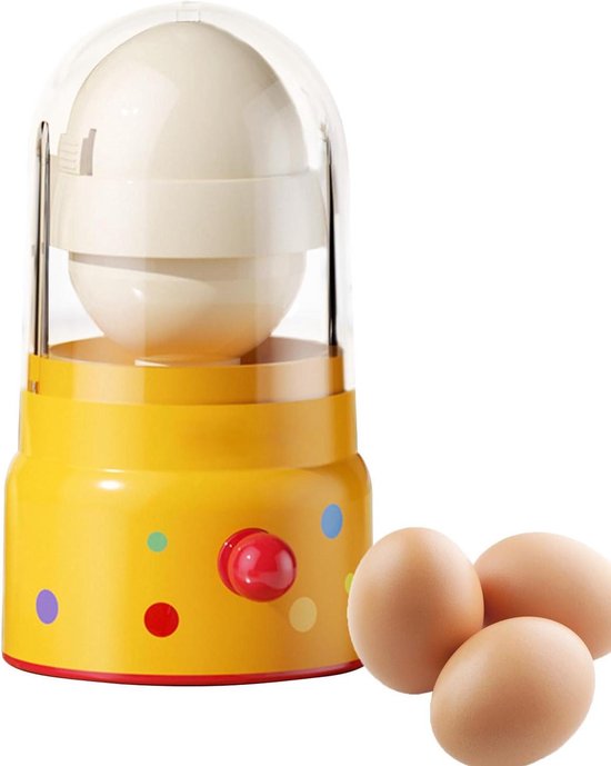 Eiermixer Spinner - Gouden Ei Maker - Snel Eieren Mengen - Easy-Pull Mechanisme - 61 x 315 inch - Geel