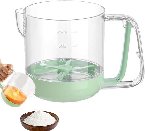 Eierroerbeker - Handmixer - Bakken en Koken - Handgeperst mengen - 165 x 108 x 113 cm - Groen