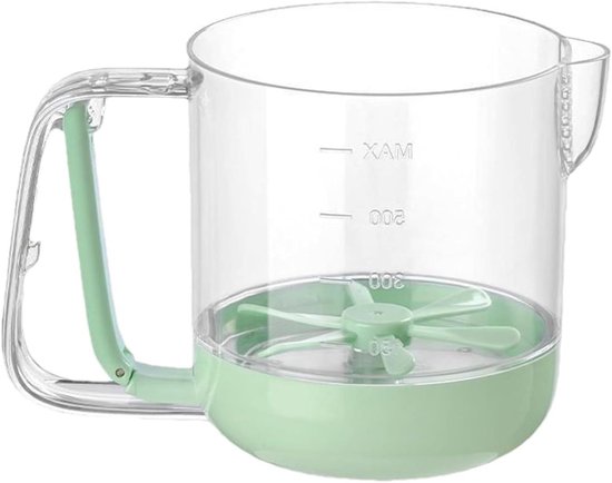 Eierroerbeker - Keukenmixer - Snel Mengen - Handgeperste Bediening - 16 cm - Groen