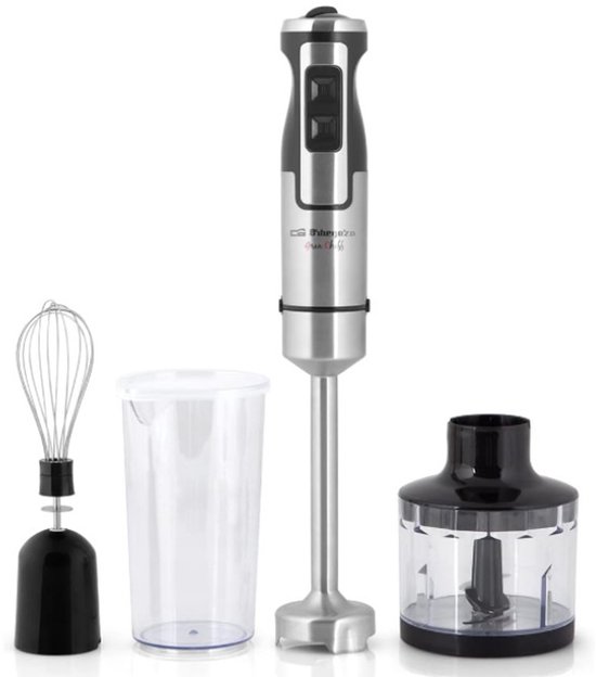 Eisenbach Compacte 3-in-1-keukenmachine staafmixer (blender, garde, hakmolen) van Merkloos