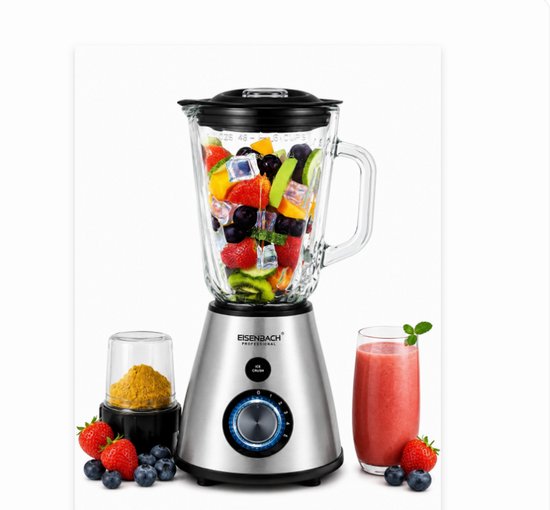 Eisenbach elektrische Blender to go Met Draagbare Smoothie-Beker 1.5L-800W