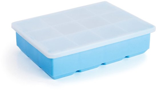 Eisvorm XL voor 12 grote ijsblokjes van 100% silicone