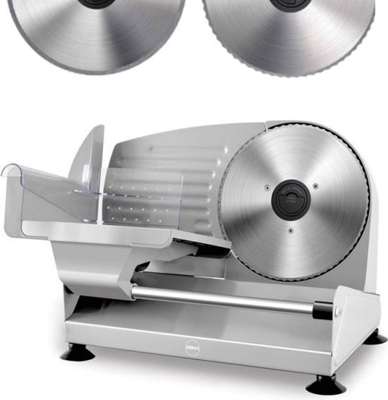 Eldom Vleessnijmachine - ø 19cm - Dunsnijder - Allessnijder - Snijmachine Voor Thuis