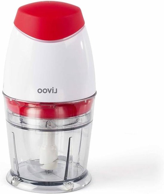 Electric Chopper Red and White van Merkloos