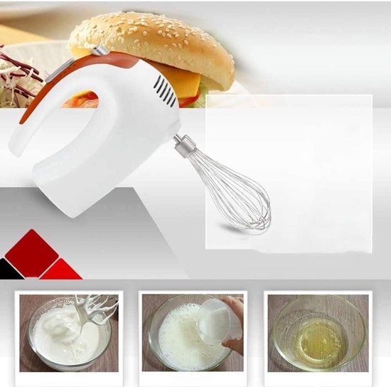 Electric Hand Mixer – Whisk for Eggs Mini Mixer Electric Multifunction 220V for Eggs Portable 5 Speed van Merkloos