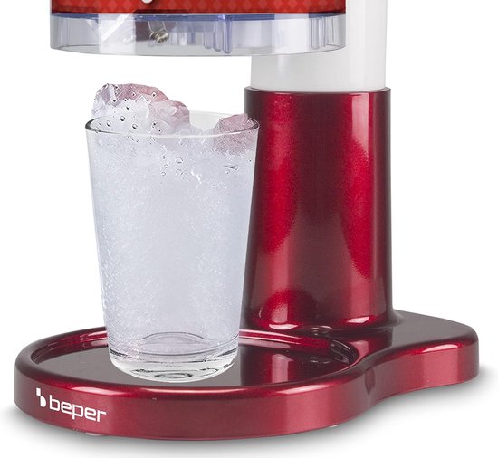 Electric Ice Crusher 30W Stainless Steel Knives Safety Lock Bowl not included van Duronic