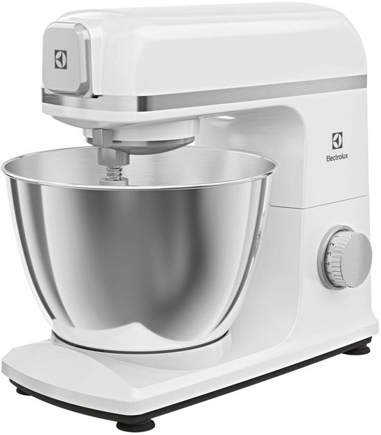 Electrolux E5KM1-4SWB - Keukenmachine - Staande mixer - Aantal snelheden: 6 - Kloppen - Kneden - Mixen - 1200 W - bak/kan: 5 l - Wit van Merkloos
