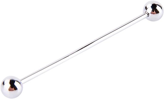 Elegante 6 cm Broche voor Bruiloft en Verjaardag, Zilveren Kraagspeld voor Mannen, Stijlvolle Accessoire voor Herenoutfits van Merkloos