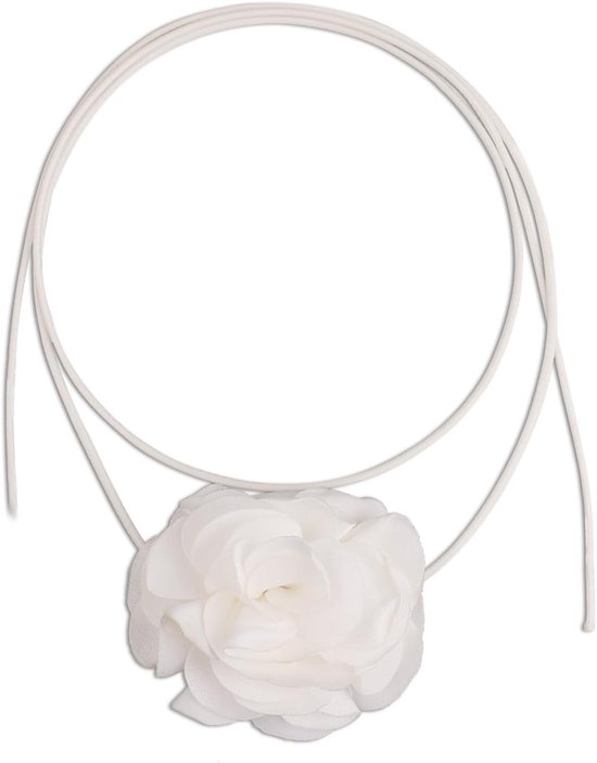 Elegante Vintage Bloemen Choker - Verstelbare Boho Rozenketting voor Dames, Bruiden en Feestjes - Perfect voor Verjaardagen en Speciale Gelegenheden van Merkloos