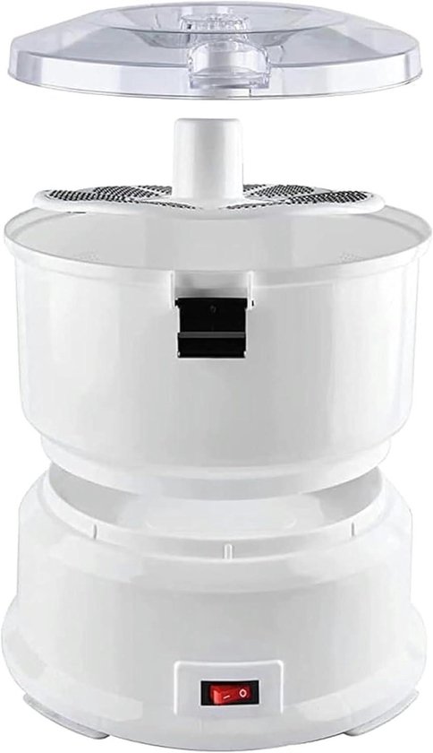 Elektrische Aardappelschiller - Automatische Schilmachine - Groenten Fruit Schillen - Veiligheidsslot Bediening - 1 kg Capaciteit - Wit