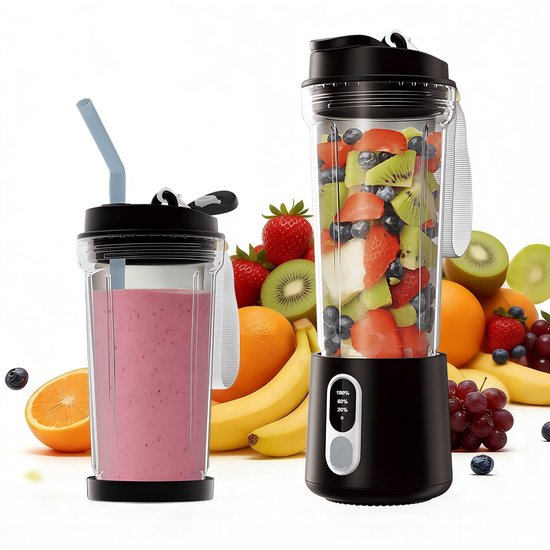 Elektrische Blender voor Smoothies met 300W Motor